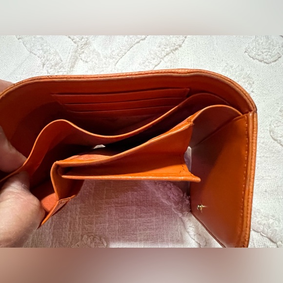 Preloved 💯 MCM Web Monogram Trifold Medium Wallet - Picture 14 of 16